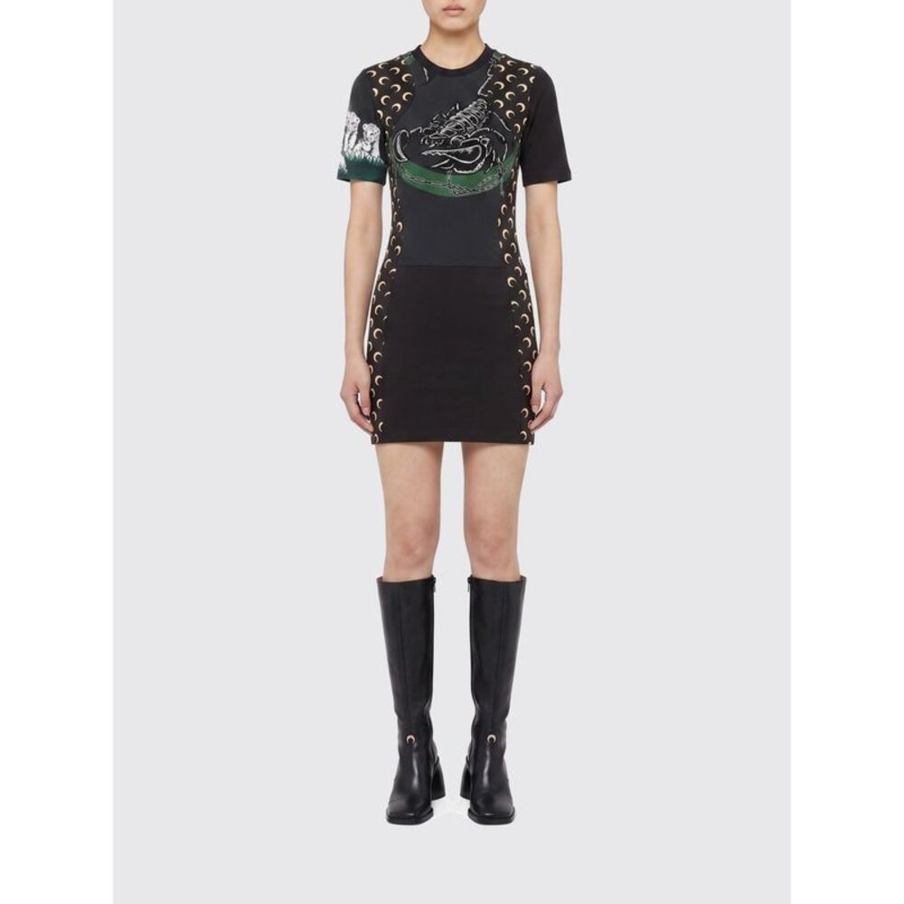Marine Serre Dress Woman Black